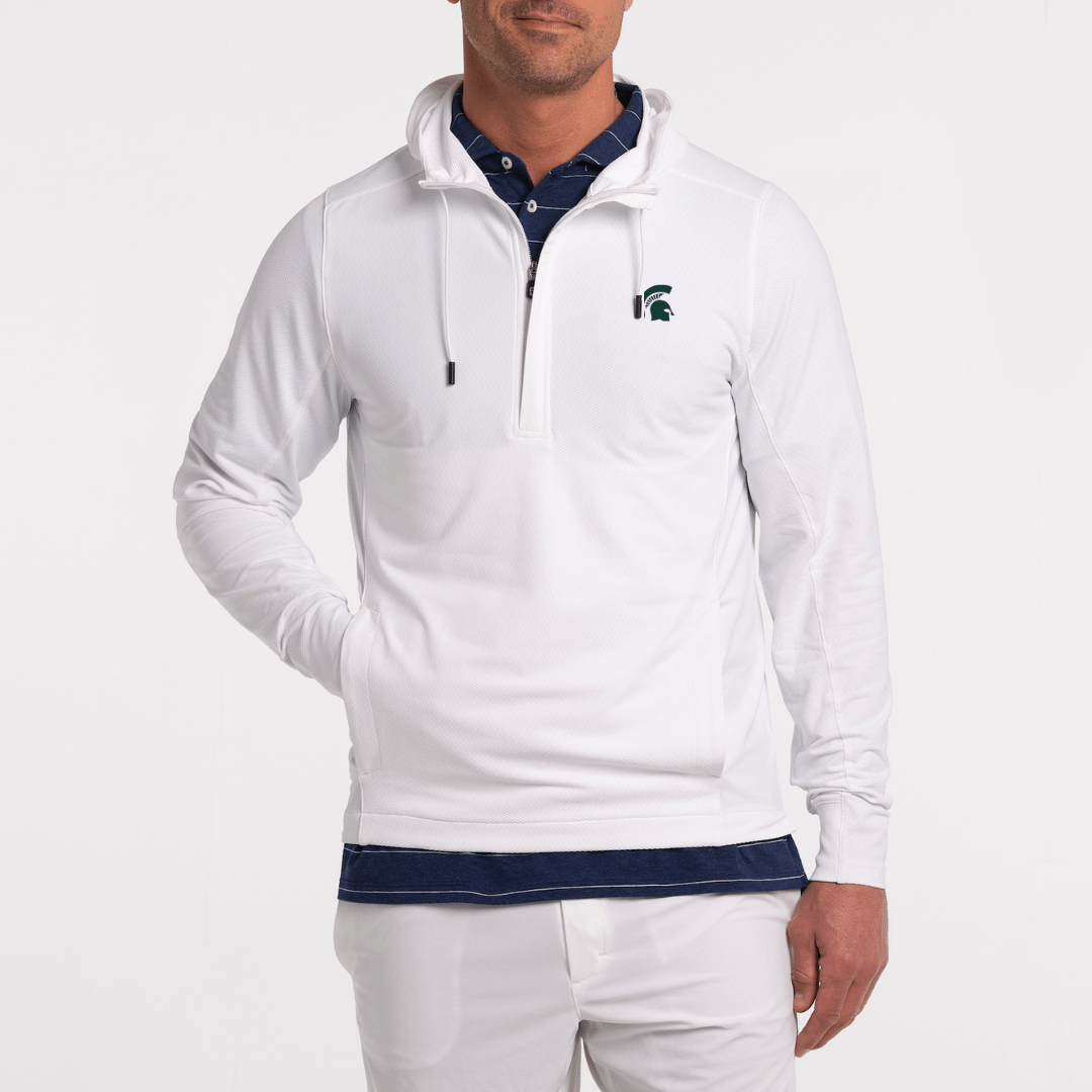 B.Draddy WHITE / SML MICHIGAN STATE | COOL HOODIE | COLLEGIATE