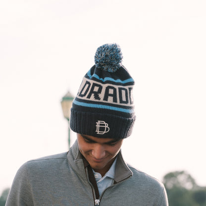 B.Draddy NAVY / ALL WINTER POM HAT