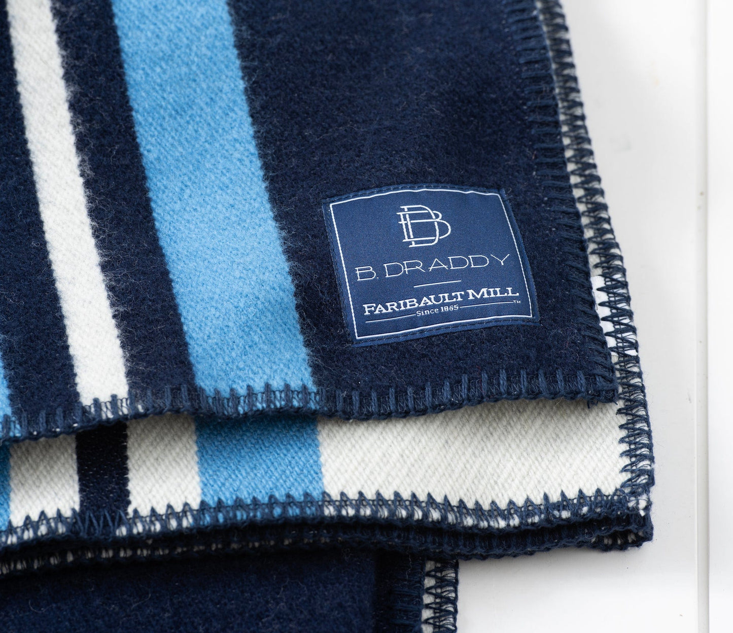 B.Draddy NAVY / ALL BD USA BLANKET