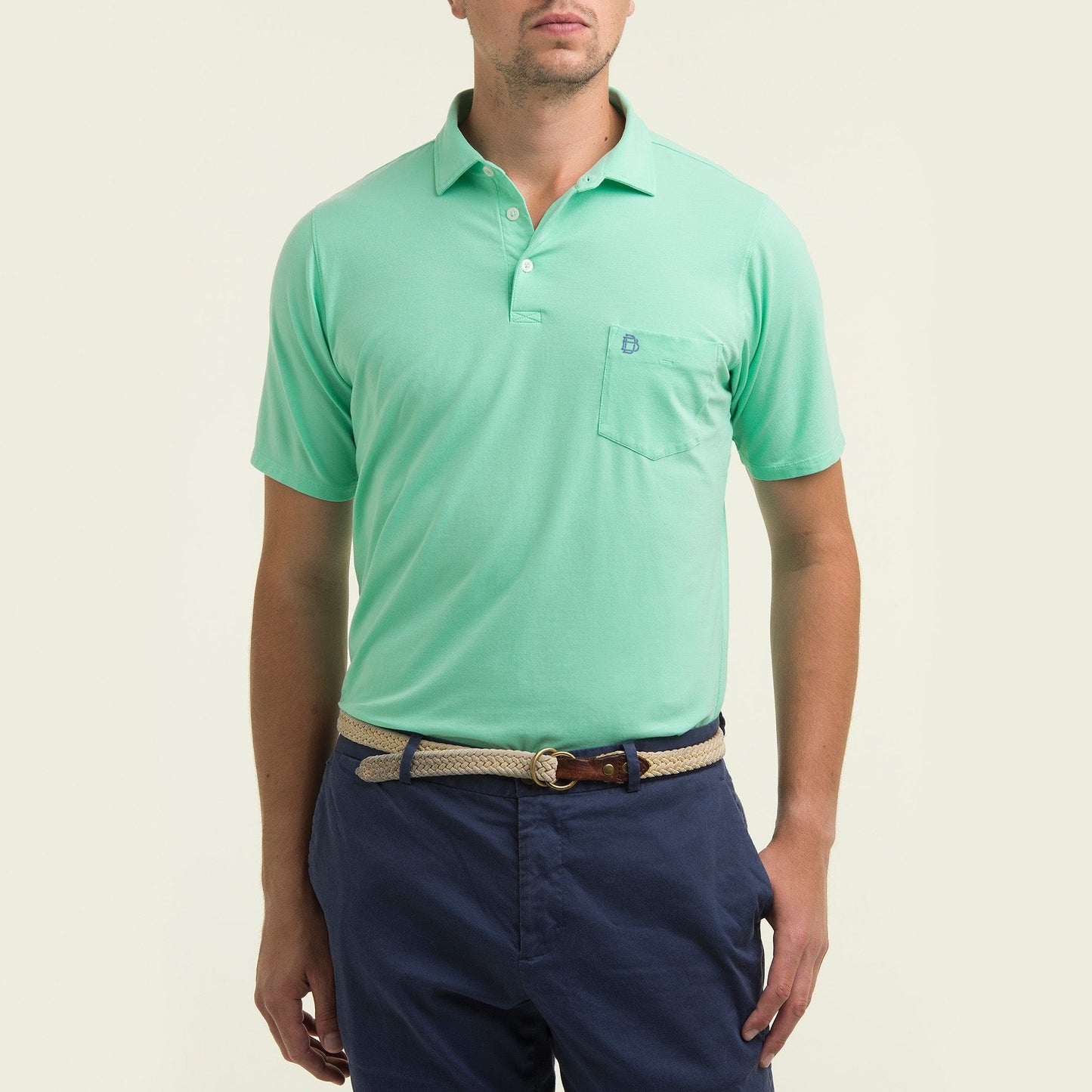 B.Draddy Clothing SEAGLASS / SML LIAM POLO-SALE