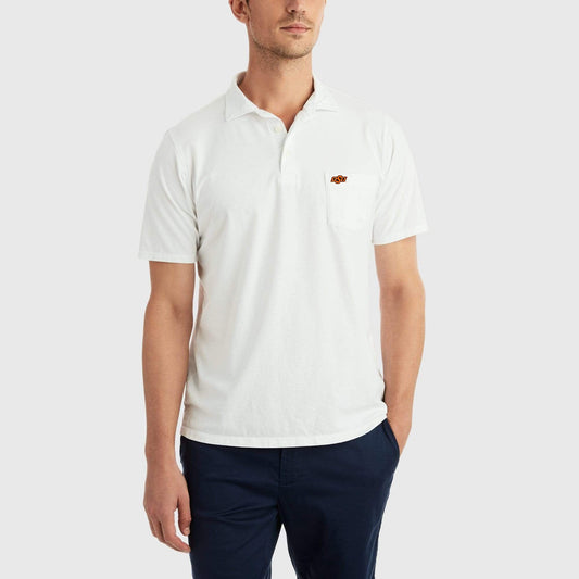 B.Draddy WHITE / SML OSU | DRADDY SPORT RYAN POLO | COLLEGIATE