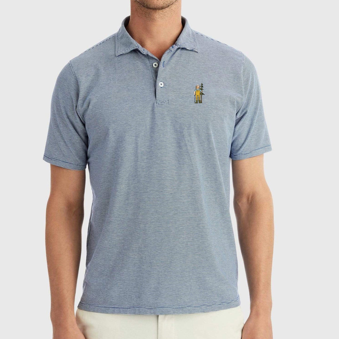 B.Draddy Clothing TANNENBAUM / SML LUMBERZAC VIN POLO