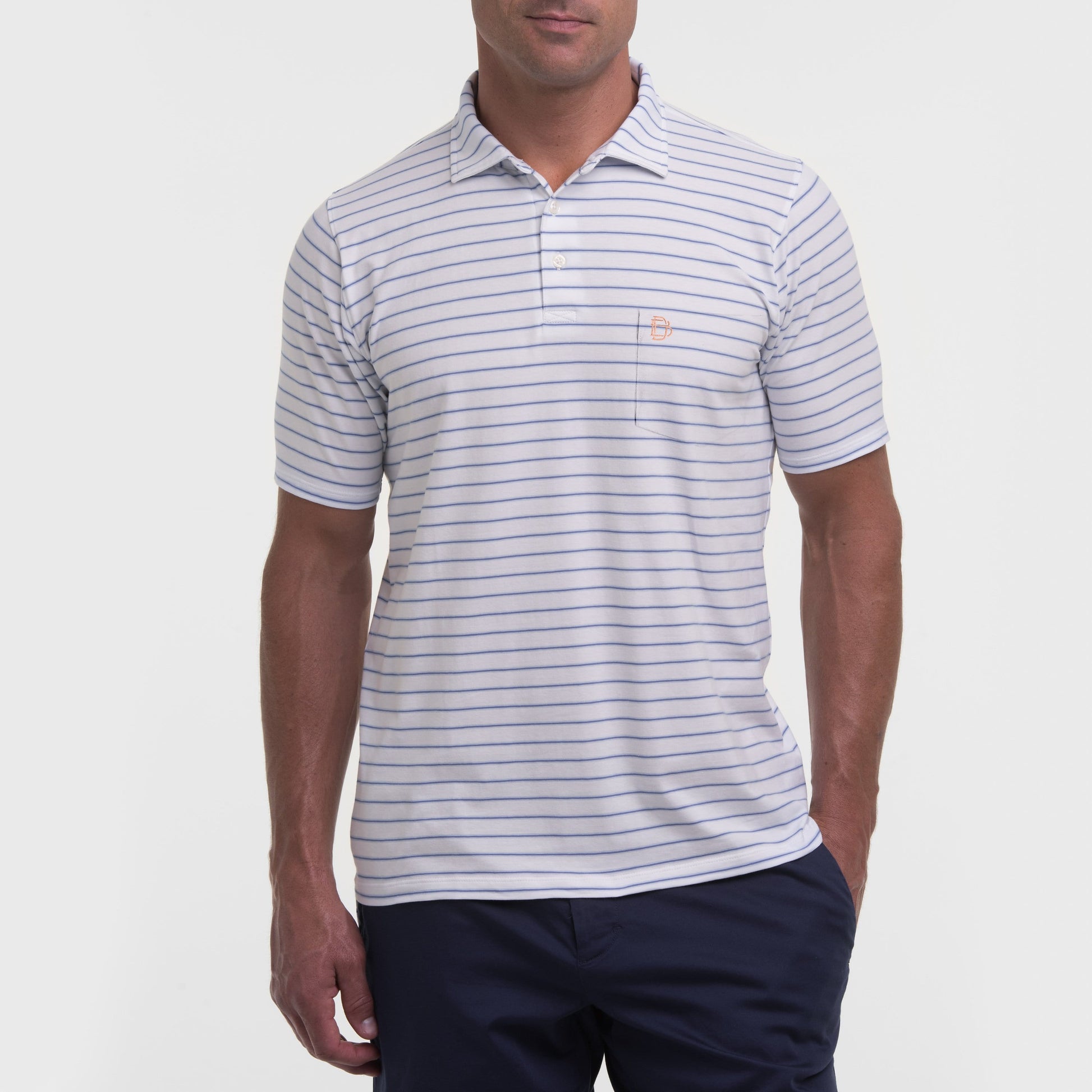 B.Draddy WHITE / SML CAZ POLO-SALE