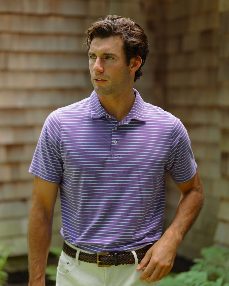 Ray Striped  Cotton Polo