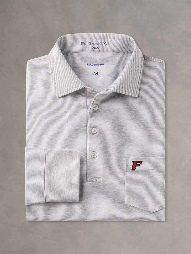 GREY HEATHER VIN STRIPE