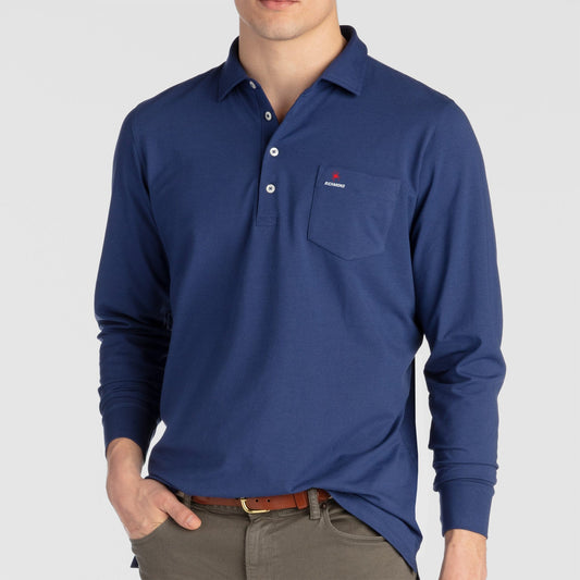 B.Draddy Clothing REGAL / SML RICHMOND | JACK LONG-SLEEVE POLO | COLLEGIATE