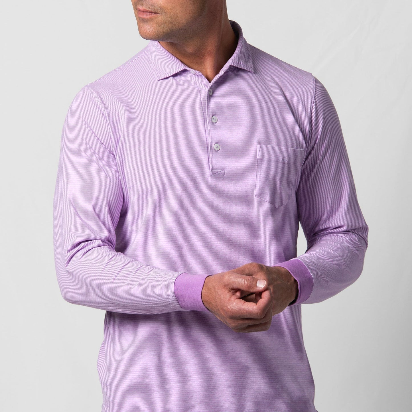 B.Draddy Clothing JACK LONG-SLEEVE POLO - SALE