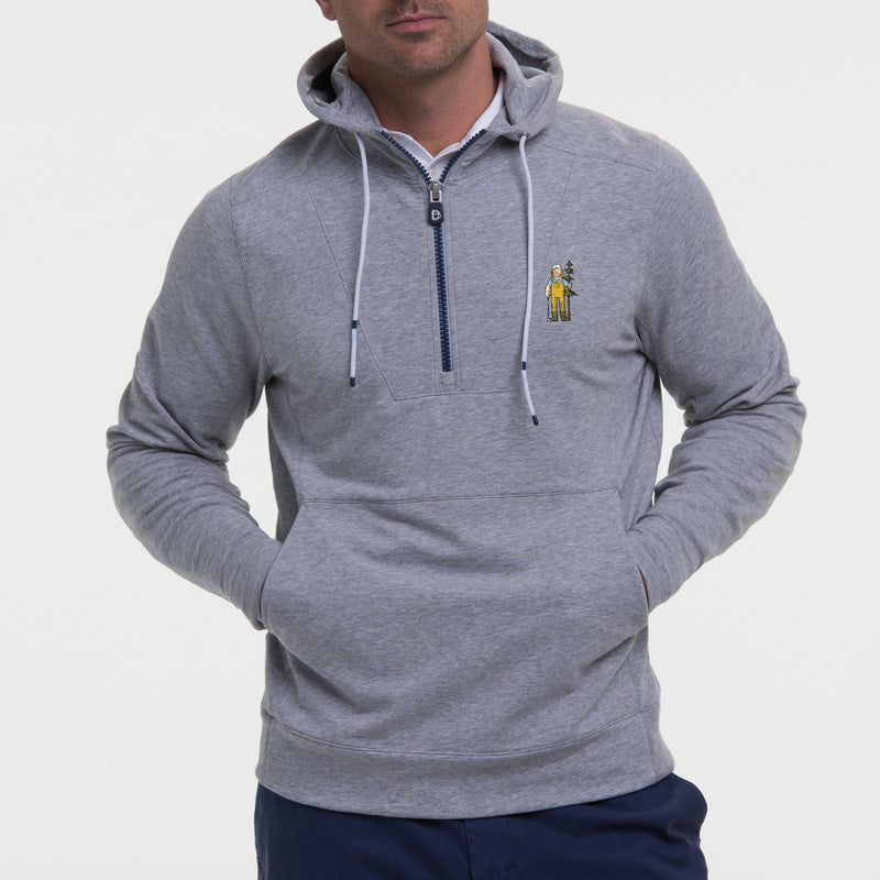 B.Draddy GREY HEATHER / SML LUMBERZAC PROCTOR HOODIE