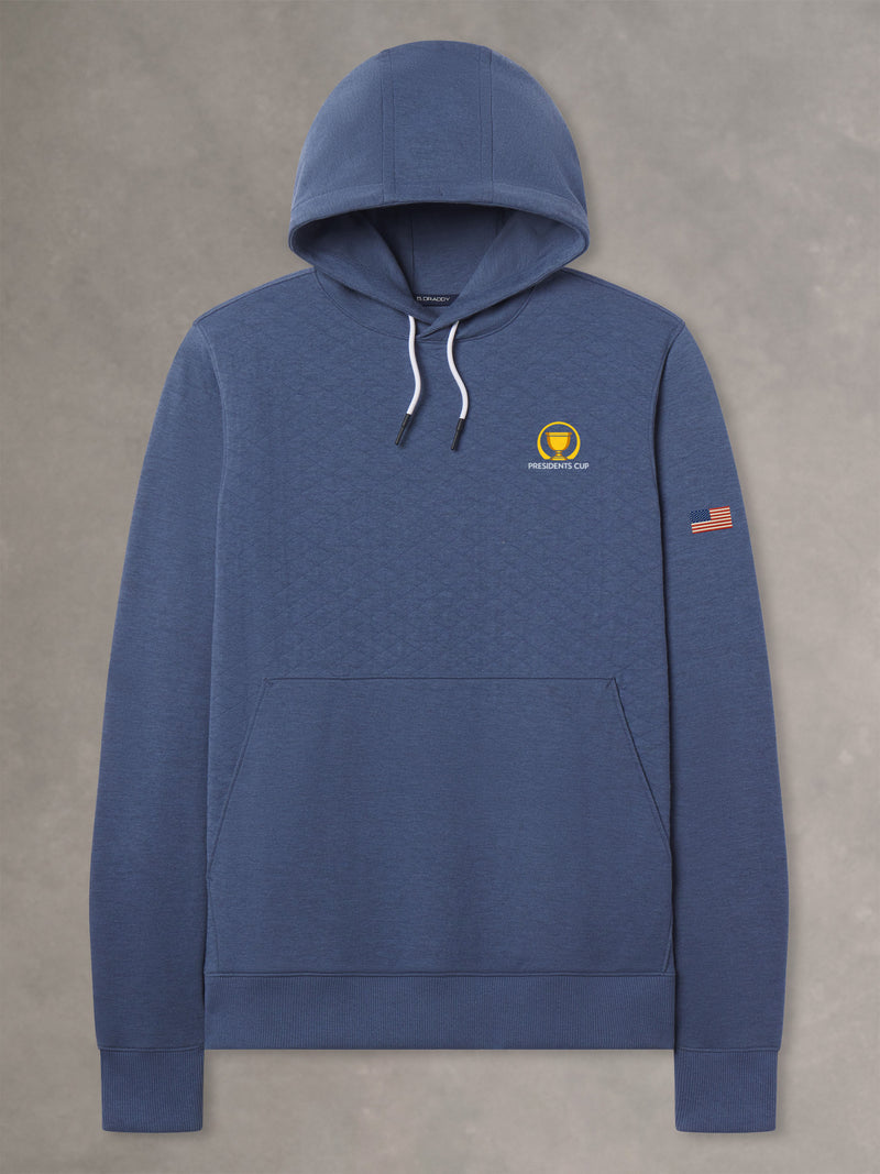 ANDY QUILTED HOODIE | U.S. TEAM | ATLANTIC HEATHER