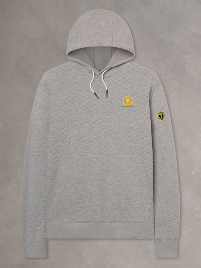 ANDY QUILTED HOODIE | INTERNATIONAL TEAM | GREY HEATHER