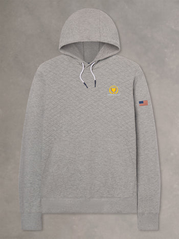 ANDY QUILTED HOODIE | U.S. TEAM | GREY HEATHER