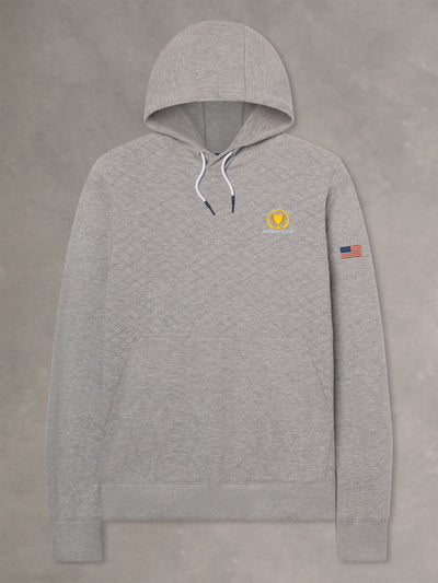 ANDY QUILTED HOODIE | U.S. TEAM | GREY HEATHER