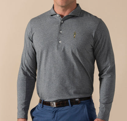 B.Draddy CHARCOAL HEATHER / SML Harman the Hunter Quinlivan Polo