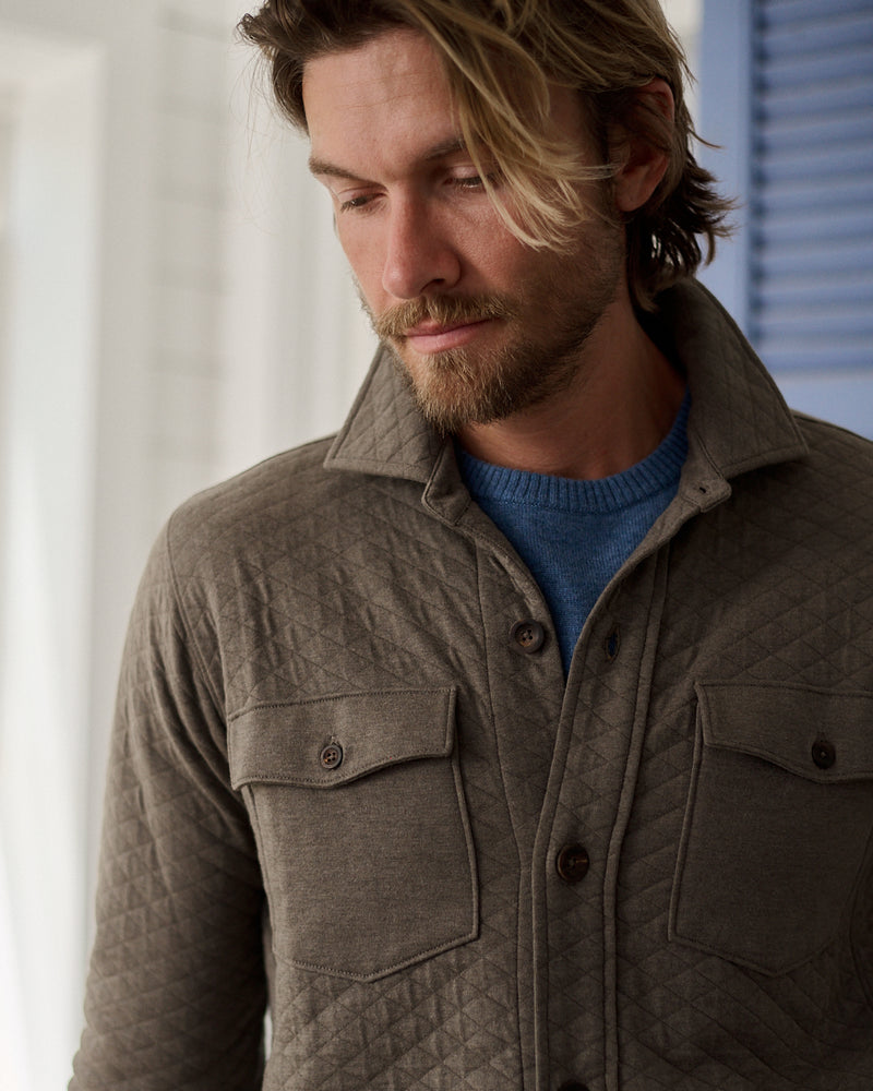 Bradshaw Quilted Cotton Shirt Jacket