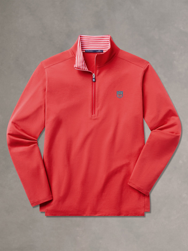 JACK 1/4 ZIP | USA SHIELD
