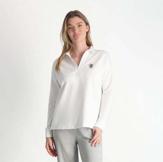 B.Draddy WHITE / XS 2025 U.S. OPEN | ELIZABETH POLO SWEATSHIRT