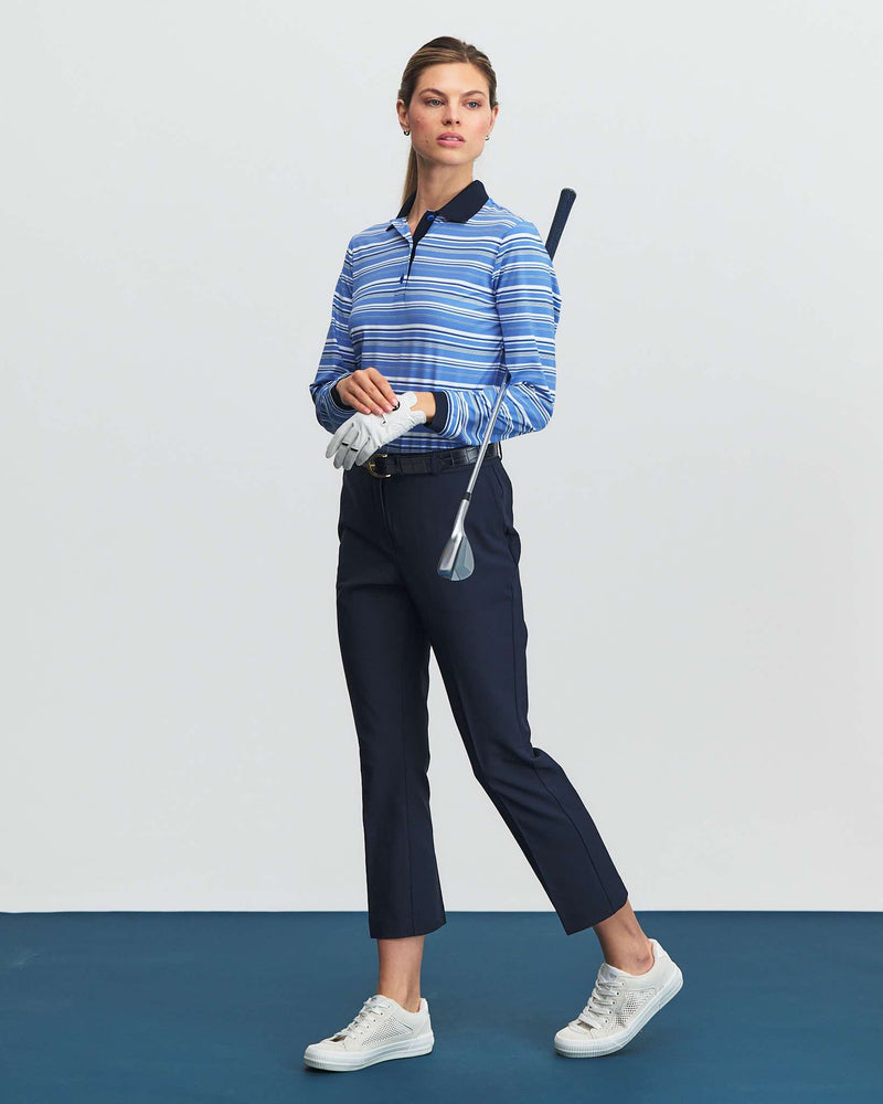 Daisy Long-Sleeve Performance Polo