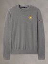 007 CASHMERE CREWNECK | U.S. TEAM | GREY HEATHER