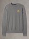 007 CASHMERE CREWNECK | U.S. TEAM | GREY HEATHER