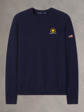 007 CASHMERE CREWNECK | U.S. TEAM | NAVY
