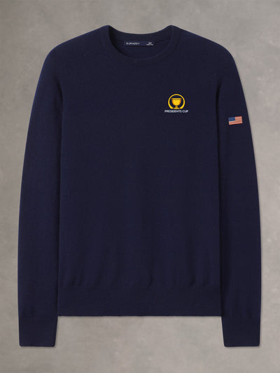 007 CASHMERE CREWNECK | U.S. TEAM | NAVY