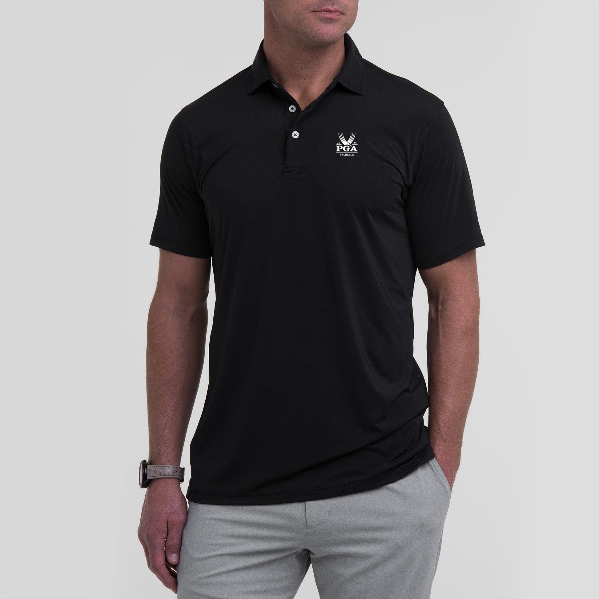 B.Draddy DARK KNIGHT / SML 2024 PGA CHAMPIONSHIP DRADDY SPORT RYAN POLO