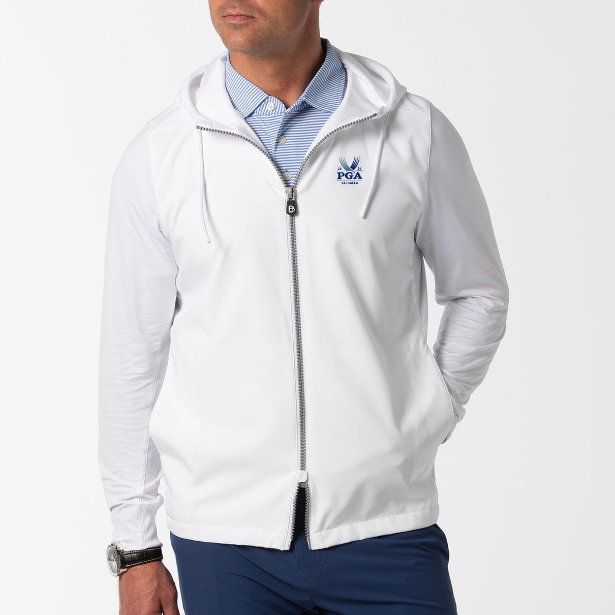 B.Draddy WHITE / SML 2024 PGA CHAMPIONSHIP TIL HOODIE