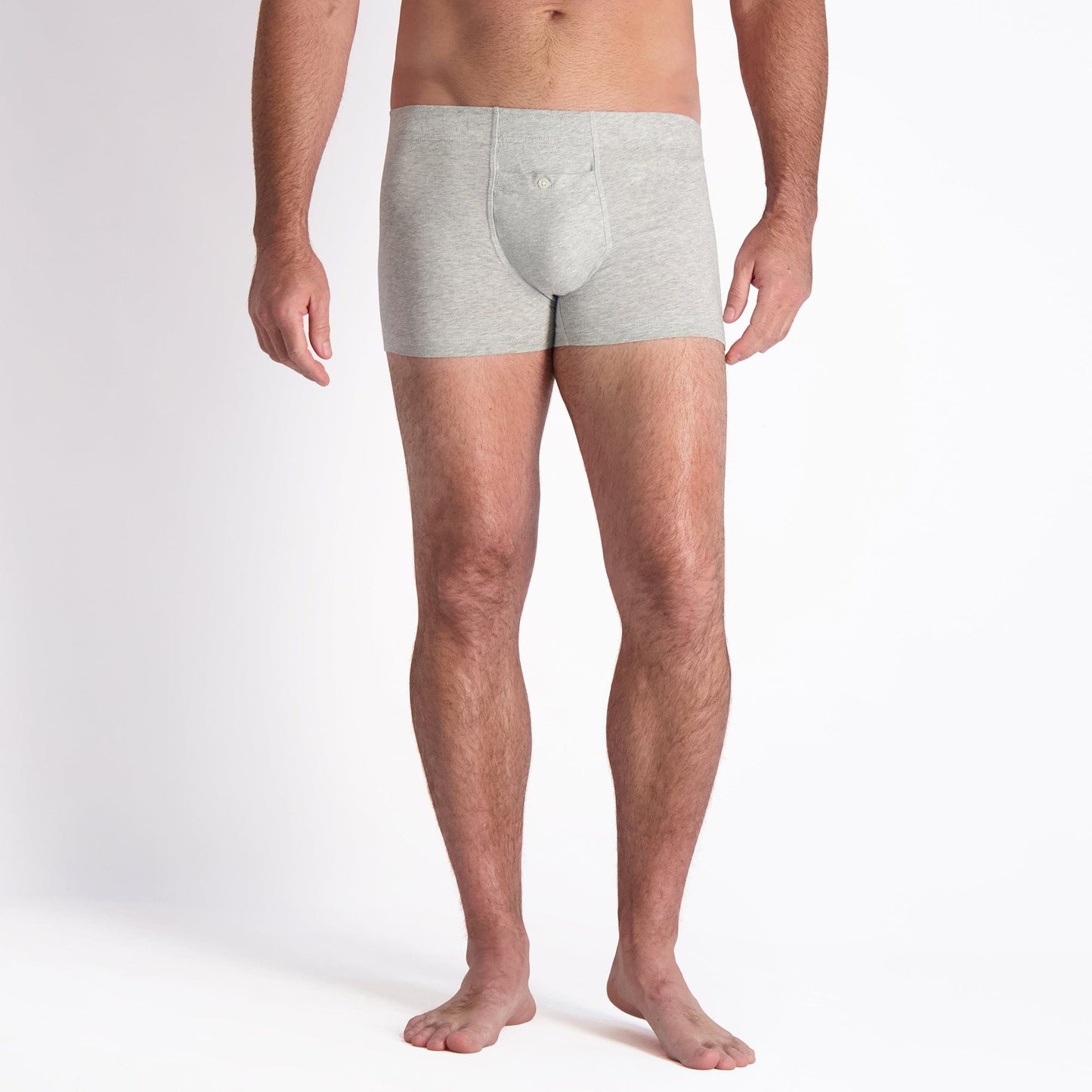 B.Draddy GREY HEATHER / XS TUCKER BRIEF