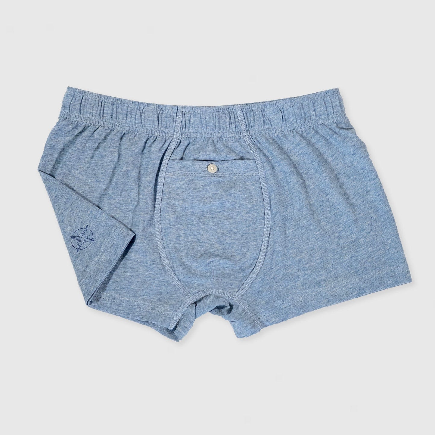 B.Draddy INDIGO HEATHER / SML BOXER BRIEF