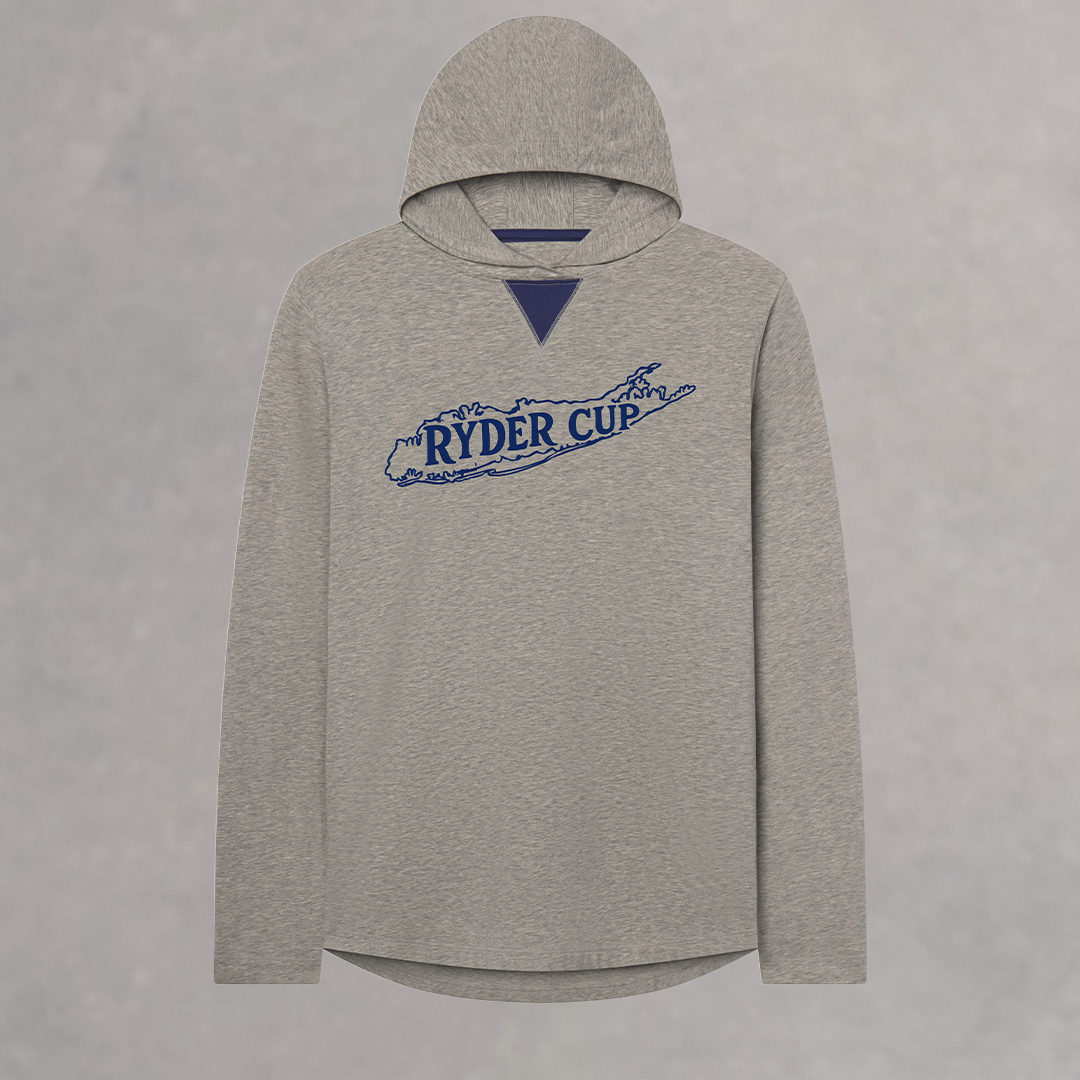 RYDER CUP PRINTED HOODIE | Grey