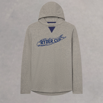 RYDER CUP PRINTED HOODIE | Grey