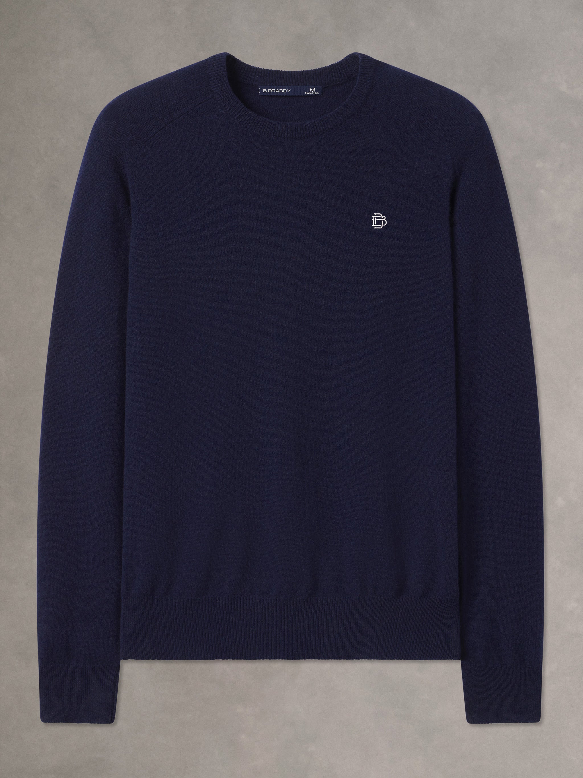 007 CASHMERE CREWNECK | BD ICON | NAVY