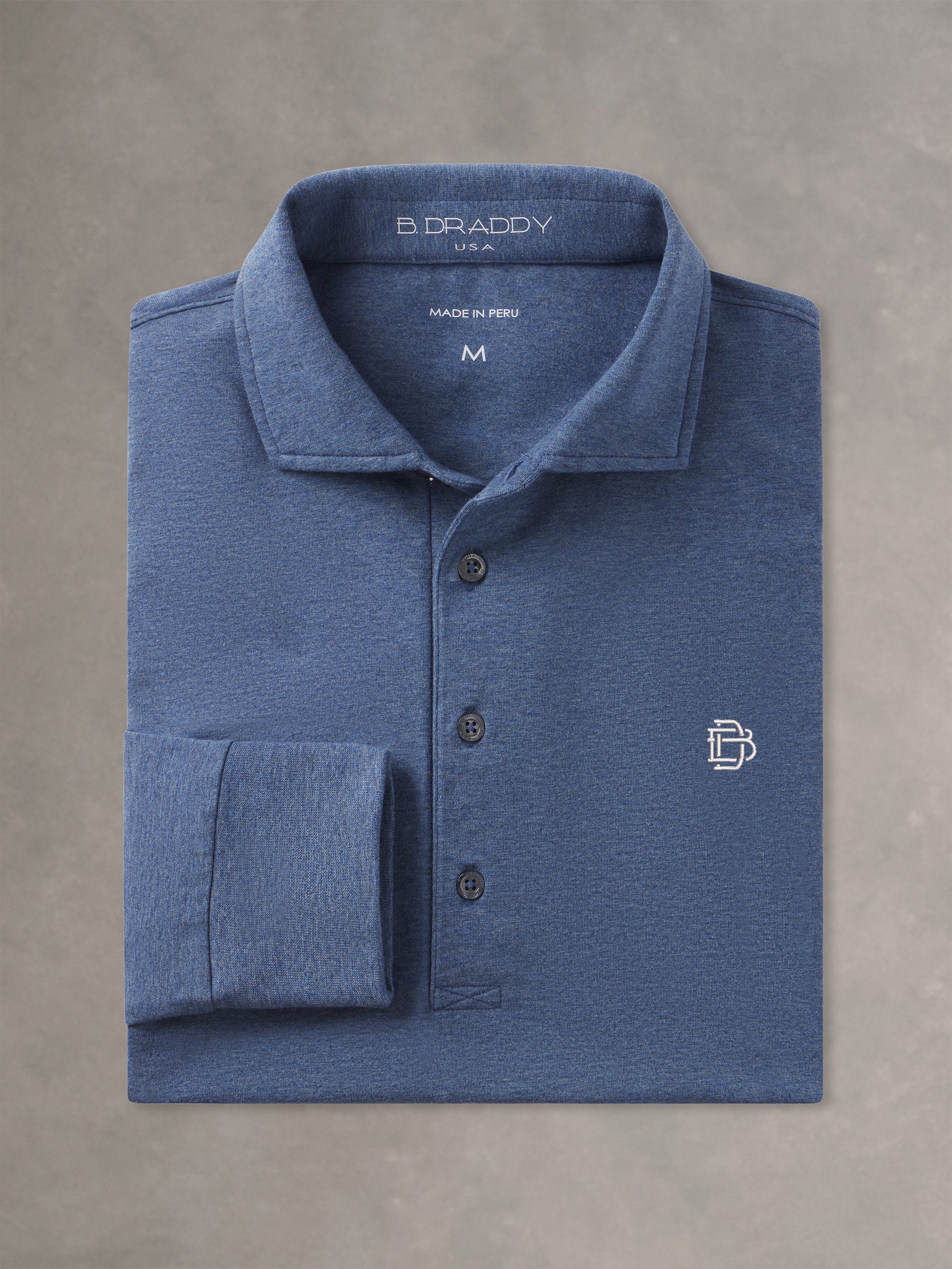 QUINLIVAN POLO | BD ICON | ATLANTIC HEATHER