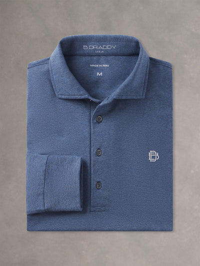 QUINLIVAN POLO | BD ICON | ATLANTIC HEATHER