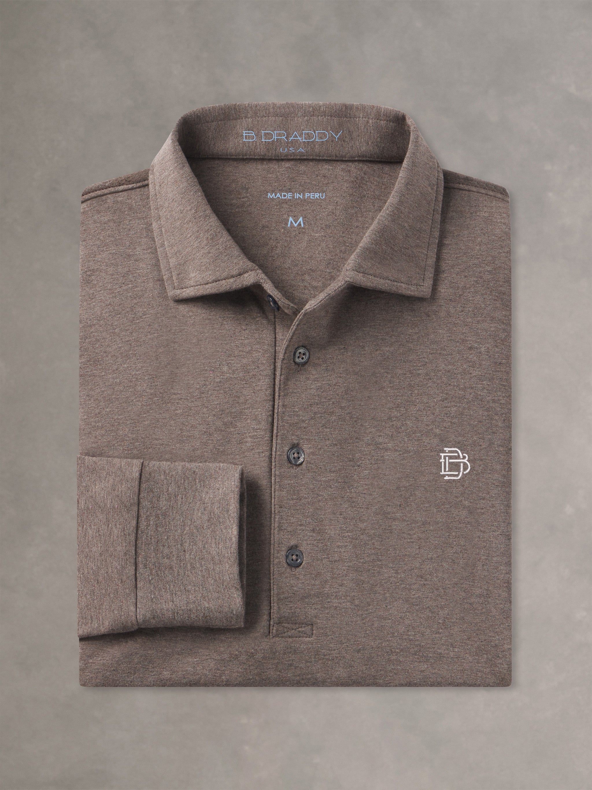 QUINLIVAN POLO | BD ICON | ELK HEATHER