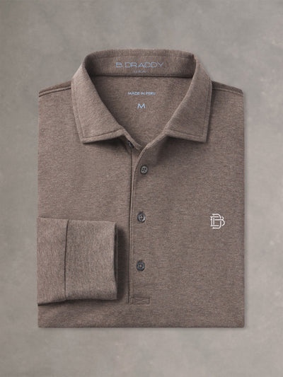QUINLIVAN POLO | BD ICON | ELK HEATHER