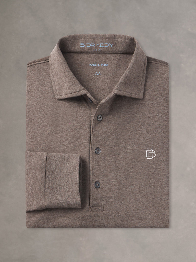 QUINLIVAN POLO | BD ICON | ELK HEATHER