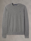 007 CASHMERE CREWNECK | BD ICON | GREY HEATHER