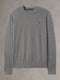 007 CASHMERE CREWNECK | BD ICON | GREY HEATHER