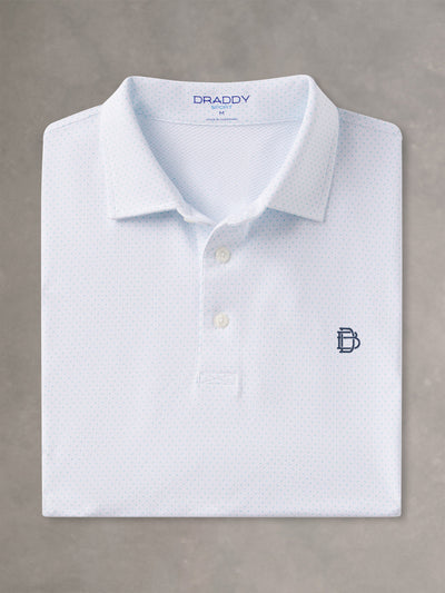 CAPTAIN COOL POLO | BD ICON | WHITE/BISCAYNE