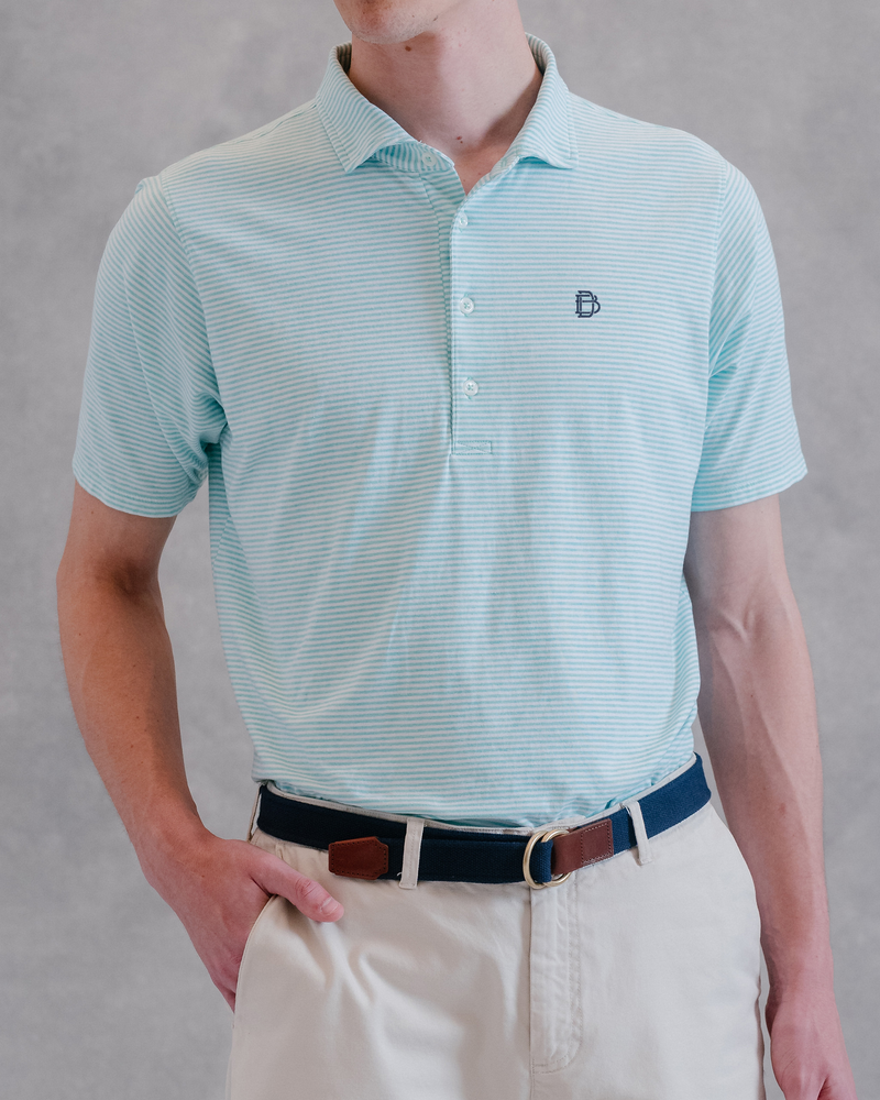 GIBSON POLO | BD ICON | SEAGLASS HEATHER