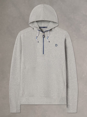 PROCTOR 1/4-ZIP HOODIE | BD ICON | GREY HEATHER
