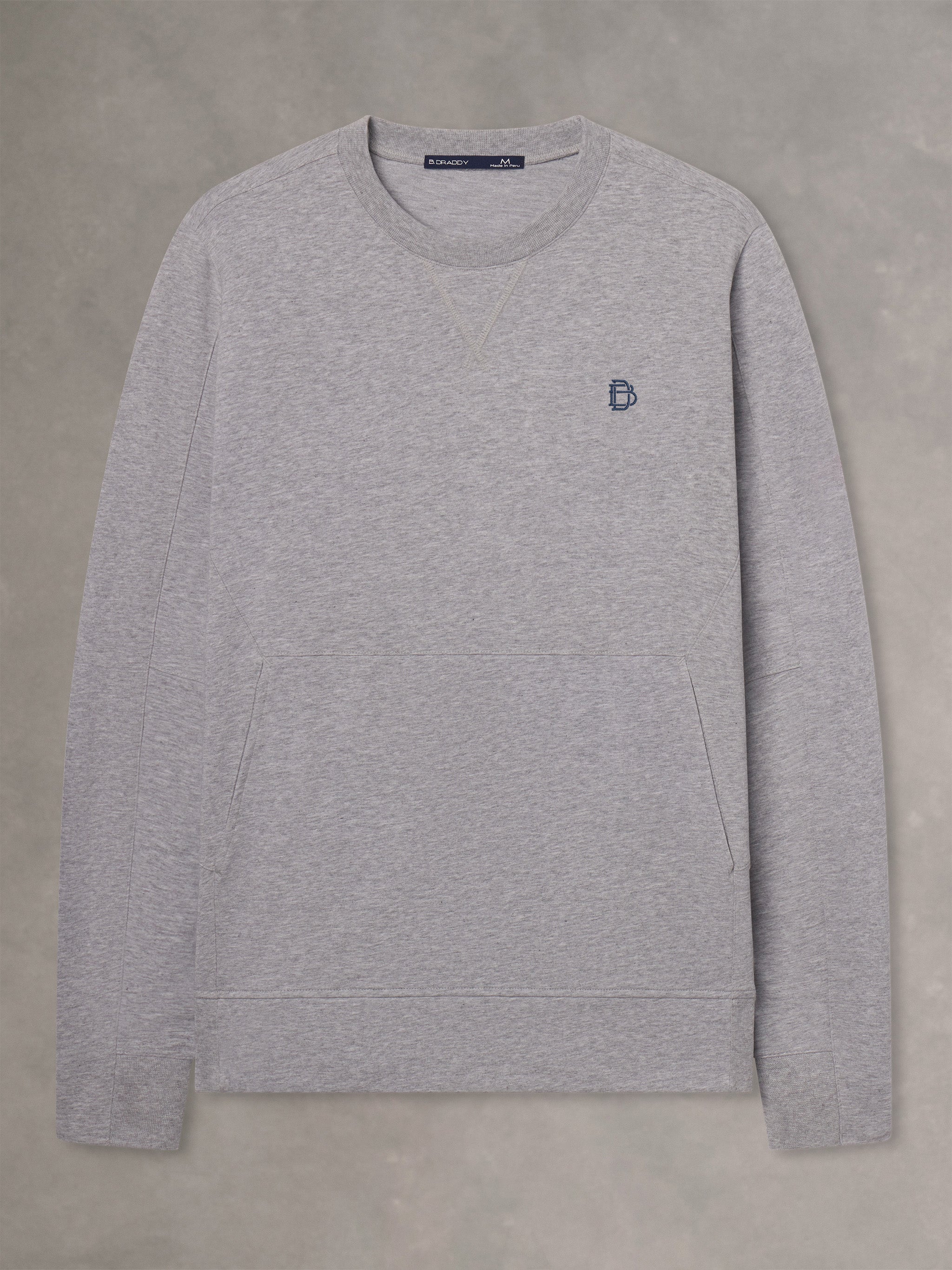 RUSS CREWNECK | BD ICON | GREY HEATHER