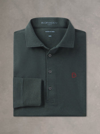 QUINLIVAN POLO | BD HOLIDAY | ROLLING ROCK HEATHER