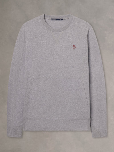 RUSS CREWNECK | BD HOLIDAY | GREY HEATHER