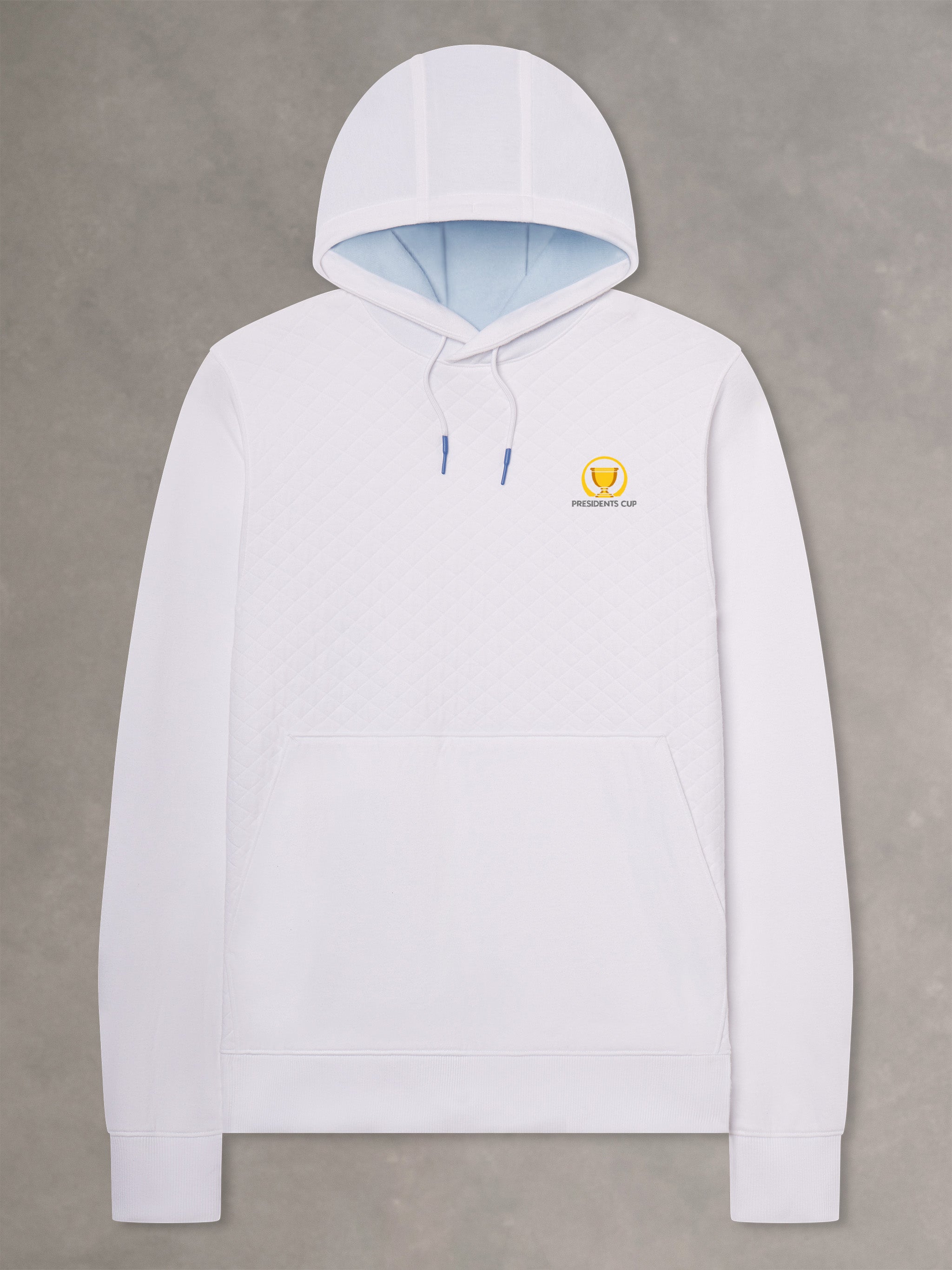 ANDY QUILTED HOODIE | PRESIDENTS CUP ICON | WHITE
