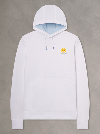 ANDY QUILTED HOODIE | PRESIDENTS CUP ICON | WHITE