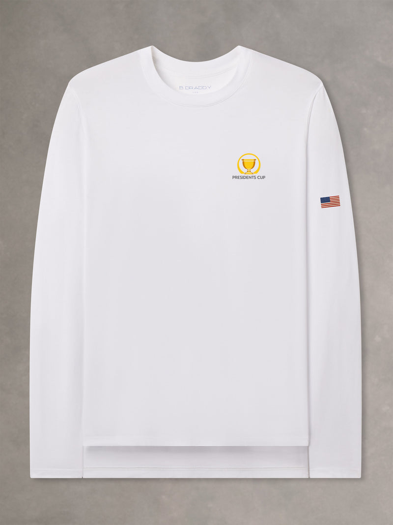 DEWEY LONG SLEEVE TEE | U.S. TEAM | WHITE