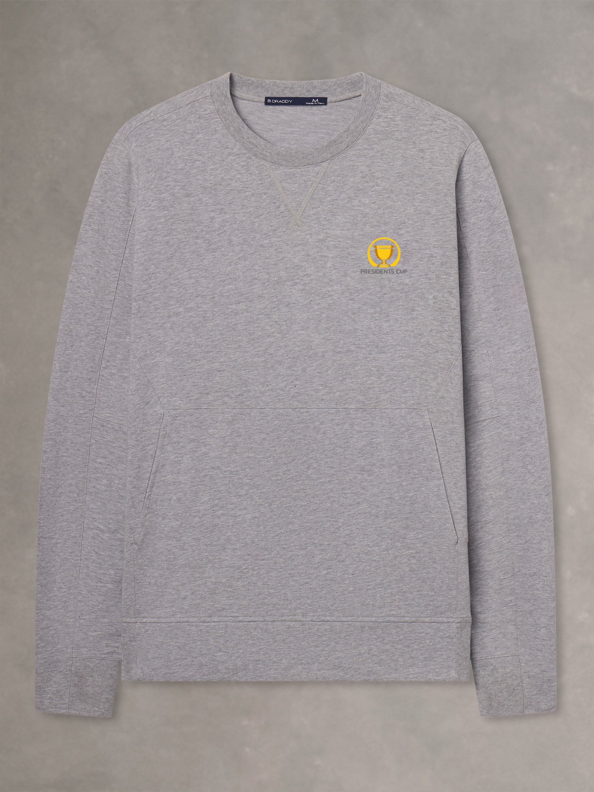 RUSS CREWNECK | PRESIDENTS CUP ICON | GREY HEATHER