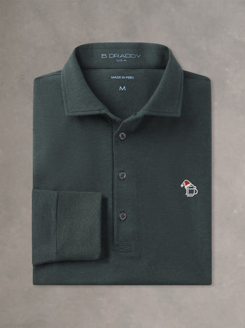 QUINLIVAN POLO | SANTA HAT | ROLLING ROCK HEATHER